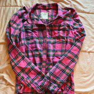 Abercrombie & Fitch plaid button up shirt